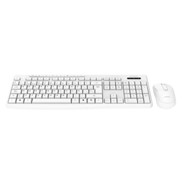 Kit Teclado y Mouse Inalambrico Acteck AC-941785 Creator Prime MK225/1600DPI/Membrana//Baterias Incluidas/Color Blanco