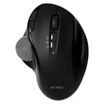 Mouse Inalambrico Acteck AC-936309, Virtuos Art MI790, 2400DPI/7 Botones + Scroll/Ergonomico/Tipo C/Bluetooth/Color Negro