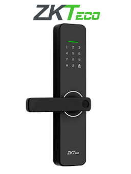 Cerradura Inteligente ZKTeco ML100 Bidireccional/Con Sensor de Huella Digital/Codigos Aleatorios Con App/300 Usuarios/WiFi/Compatible Con ZSmart
