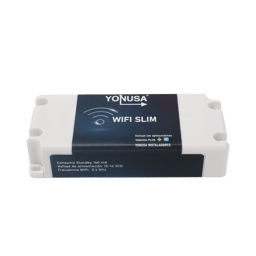 Modulo WIFI Slim 2.4 GHZ Yonusa 12V 1A/Relevador 120 VAC 10A/Funcion de Boton de Panico Mediante la APP Yonusa Preci