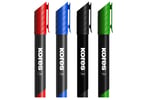 Marcador Kores permanente plástico con 4 colores, 209450