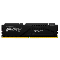 Memoria DDR5 32GB 6000MHZ Kingston KF560C36BBE-32 Fury Beast Black (1X32GB)/Color Negro/C/Disipador De Calor/CL36