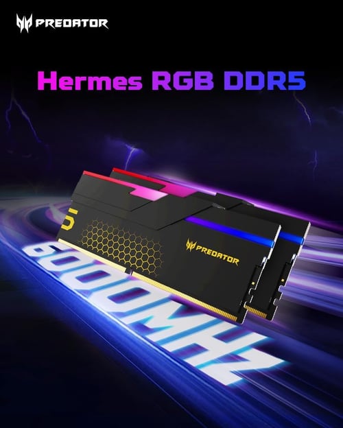 Memoria DDR5 96GB 6000MHz Acer Predator Hermes RGB… – Pcdigital