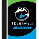 Disco Duro Interno 12TB Seagate Skyhawk ST12000VE001 3.5" SATA III 6 GBIT/S 7200RPM 256MB Videovigilancia AI 24X7 NVR 1-16 Bahias 1-64 Cam