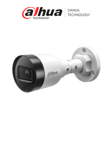 Cámara IP Bullet Dahua DH-IPC-HFW1230S1-A-S6 de 2MPX/2.8MM/Con Detección de Movimiento Inteligente/101°/Micrófono Integrado/Compresión H.265+/IR de 30M/IP67/PoE/DWDR