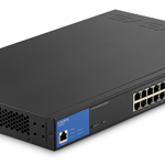 Switch LINKSYS GIGABIT ETHERNET LGS328PC 24 Puertos POE 10 / 100 / 1000 MBPS+4 SFP 1G / Administrable /250 W