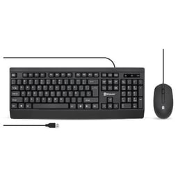 Kit Teclado y Mouse Brobotix 6007198 Alambrico/USB/Edicion Especial Negro