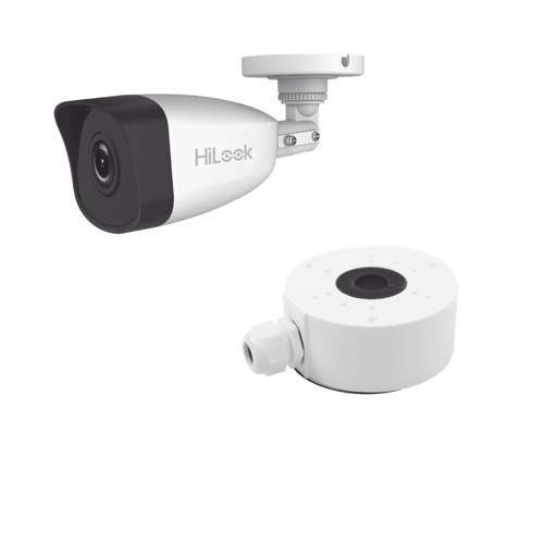 Kit de Camara Bala IP 4MP + Montaje Hilook IPCB140H(C)/XSP