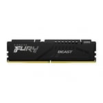Memoria DDR5 8GB 4800MHZ Kingston Fury Beast Black PNP CL38, KF548C38BB-8