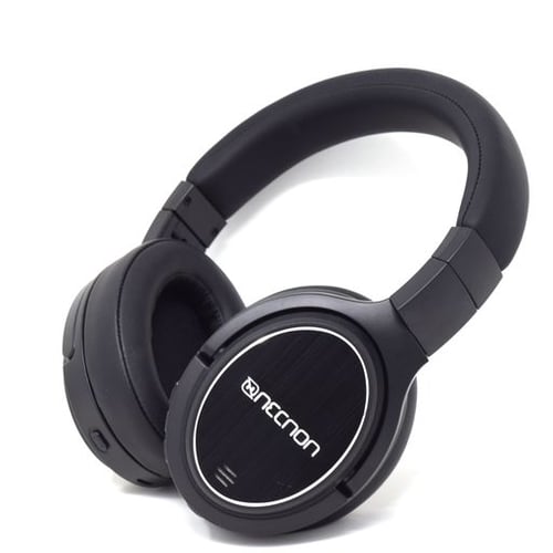 Diadema Audifono Inalambrico Necnon NBH-ANC1/ Bluetooth/ 3.5MM/ Manos Libres/ Microfono Integrado/ Con Estuche/ Color Negro, NPABAN01NC