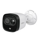 Cámara Bullet Dahua ME1200D 2MP/ Lente 2.8MM/ Disuasión Activa/ IR 20MTS/ PIR 15 MTS/ Sirena-Luz Blanca/ Audio Integrado