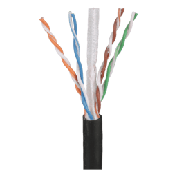 Bobina de Cable UTP Panduit PUO6C2204BL-CEG de 4 Pares OSP/Planta Externa/CAT6 de Rango Extendido/22AWG/305M/Negro