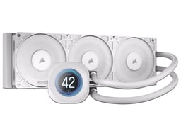 Enfriamiento Líquido Corsair Nautilus 360 RS LCD para CPU Intel y AMD/3X120MM/2100RPM/Color Blanco/CW-9061034-WW
