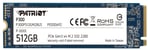 Unidad de Estado Solido M.2 512GB Patriot P300 P300P512GM28 PCIE 3.0, NVME, 2280