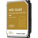 Disco Duro Interno 22TB WD GOLD ENTERPRISE SATA3 6GB/S 512MB 7200RPM 24X7 HOTPLUG P/NAS/NVR/SERVER, WD221KRYZ