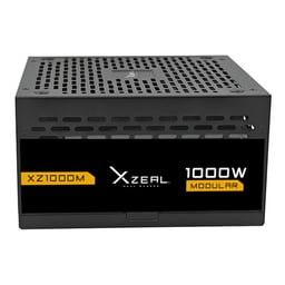 Fuente de Poder 1000 W Xzeal XZPS1000MB 80 Plus Gold ATX/Modular/24-Pin ATX/140 mm/Negro