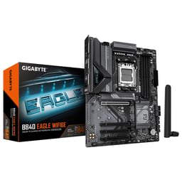 MB Gigabyte B840 EAGLE WIFI6E / Socket AM5 / DDR5 / HDMI / VGA / 256GB / Para AMD / ATX