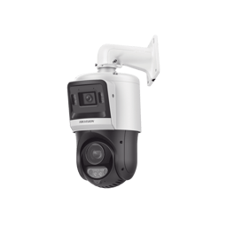 Camara Domo IP Hikvision DS-2SE4C415MWG-E/14(F0)/4MPX/2.8MM/100Mts IR+30Mts Luz Blanca/IP67/Acusense/POE+/2 Microfonos Integrados y Bocina/Alerta Audible y Luz Estroboscopica/15X Zoom