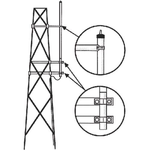 Kit para Montaje Lateral en Torre/ Antenas VHF Serie HX Hustler, SMK-150HX