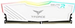 Memoria DDR4 8GB 3200MHZ TeamGroup T-Force Delta TF4D48G3200HC16F01 RGB, Color Blanco, CL16, 1.35 V, XMP