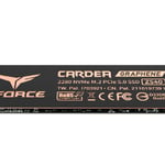 Unidad de Estado Solido SSD M.2 2TB TeamGroup TM8FF1002T0C129 T-Force Cardea Z540 NVME, PCI Express 5.0
