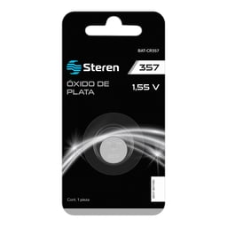 Bateria de Boton Steren BAT-CR357, SR44, 1.55V