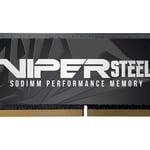 Memoria SODIMM DDR4 8GB 3200MHZ Patriot Viper Steel PVS48G320C8S CL18
