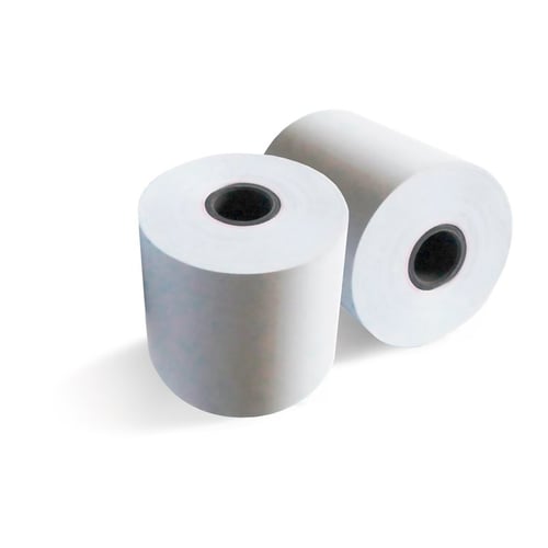 Rollo de Papel QIAN ANJET QCT804010, Térmico / 80x40mm / 10 Pzas / Blanco