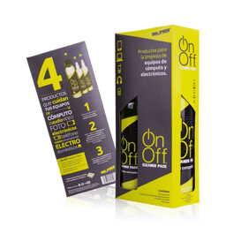 Kit 4 productos de limpieza Silimex para cómputo y electrónicos