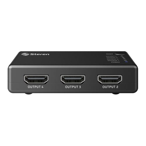 Divisor Steren HDMI de 4 Puertos Con Booster UHD 4K, BOS-404