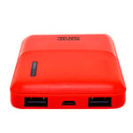 Power Bank Necnon NPW-05FC/ 5000MAH/ Tipo C 5V/ 2.1A/ Rojo, NBPB0502FC