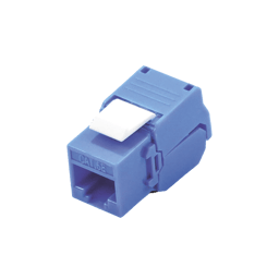 Modulo Jack Keystone CAT5E Linkedpro LP-KJ-516-TTBU Con Terminacion en Angulo 180°/Color Azul