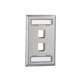 Placa de pared vertical salida para 2 puertos Panduit NKF2S