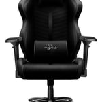 Silla Game Factor CGC601 XL, piel, reclinable, negro