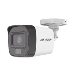 Camara Bala Hikvision,DS-2CE16D0T-LFS, TurboHD 2MP Lente 2.8 MM 30 MTS IR EXIR+ 20 MTS Luz Blanca, Microfono Integrado Gran Angular 101°