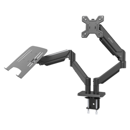 Soporte Acteck Enforce Motion SM729 Para Monitor Y Laptop 13"-32" C-Clamp ARTICULADO Hasta 9Kg NEGRO