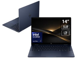Laptop HP EliteBook X Flip G2i AI 14"/Intel Core Ultra X7 358H/32GB RAM/1TB SSD/USB/HDMI/1920X1200/Win 11 Pro/Azul/E31GWAT