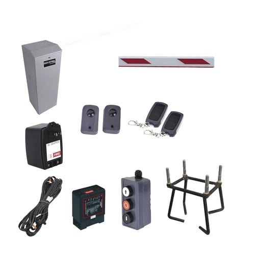 Kit completo de barrera derecha XB de 3 metros KIT-XBF-R GRIS