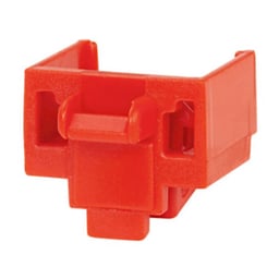 Kit De 10 Dispositivos Para Bloquear Puertos Jack RJ45 Panduit PSL-DCJB / Incluye Llave De Extraccion / Rojo