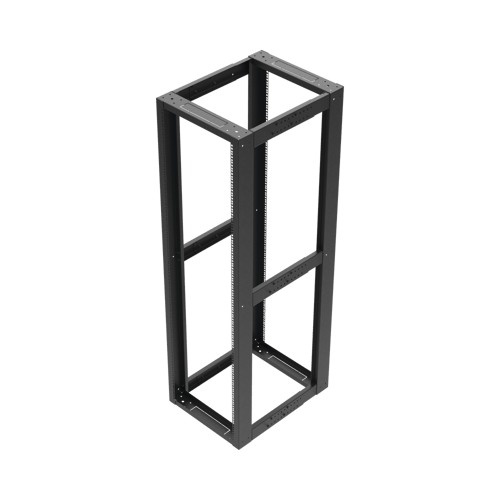 Rack Estandar 19" de 4 Postes Acero 42 Unidades Profundidad Ajustable, EI-QR-3242-R2
