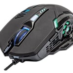 Mouse Gamer Optico Ergonomico Manhattan 179256 Alambrico/ USB/ 3200DPI/ Color Negro