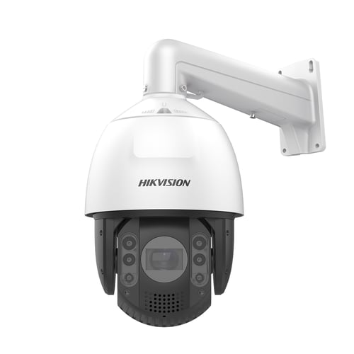 Camara Domo PTZ IP Hikvision DS-2DE7A825IW-AEB(T5) 8MP/ 25X Zoom/ 200 MTS IR/ Acusense (Evita Falsas Alarmas)/ IP66/ Alerta Audible y Luz Estroboscopica/ Autoseguimiento 2.0/ HI-POE/ Darkfighter/ Rapid Focus/ MicroSD