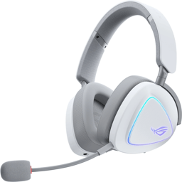 Diadema Audífonos c/ Micrófono Inalámbricos ASUS ROG Delta II/Bluetooth/RGB/Blanco/A701 ROG Delta II/WHT