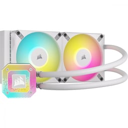 Enfriamiento Líquido Corsair H100I Elite Capellix XT 2x120mm / 2400RPM / Blanco / CW-9060072-WW