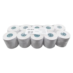 Paquete C/10 Rollos de Papel Termico Ghia PTG57N 57X60MM/Para Impresoras de 58MM/Reaccion Negro