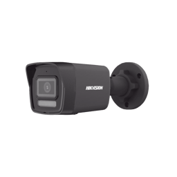 Camara Bala IP Hikvision DS-2CD1043G2-LIUF/Black/4MPX/2.8MM/30MTS IR +30MTS Luz Blanca/Microfono Integrado/Acusense Lite/IP67/H.265/POE/Micro SD