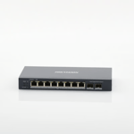 Switch Gigabit de 8 Puertos 10/100/1000 MBPS POE+ Hikvision DS-3E1510P-SI 2 Puertos SFP/ Configuracion Remota Desde Hik-PartnerPro/ POE Hasta 250 Metros/ 110 W