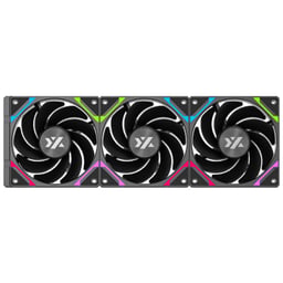 Kit De 3 Ventiladores XYZ Vortex Pro / 3X120MM / ARGB / 2000RPM / Negro / X-FN-VORPROKIT-BR