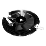 Disipador Acteck Polar CP VC100, AC-936736, 80mm, 2200RPM, Silencioso 22DB, Flujo De Aire 27 CFM / Conector Small 3 Pin / Negro