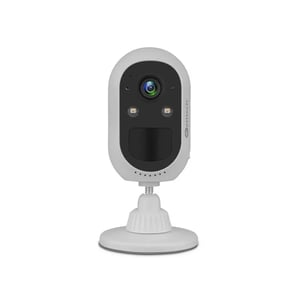 Cámara de Seguridad IP Wi-Fi Getttech GEC-WBWL4 4MP, Lente 3.25 mm, Visión Nocturna IR 8 m, Audio Bidireccional, Batería Recargable, IP65, Blanca